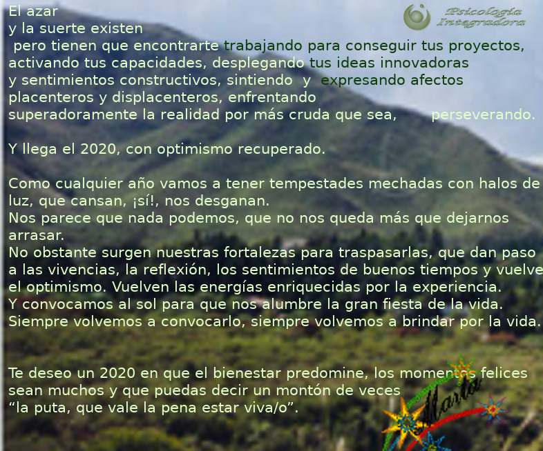 ¡Qué tengas buen 2020!